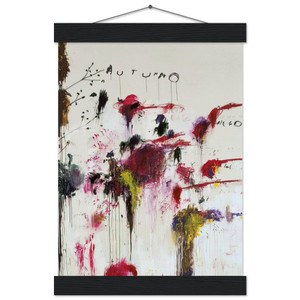 Cy Twombly Quattro Stagioni II Autunno Matte Paper Poster with Hanger