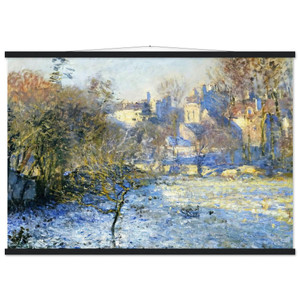 claude monet  Frost Museum-Quality Matte Paper Poster with Hanger
