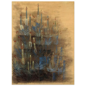 Morris Graves  Young forest pine in bloom  1947 Wood Print