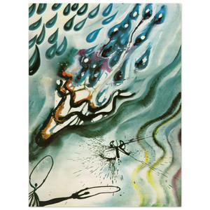 Salvador Dali  THE POOL OF TEARS Wood Print