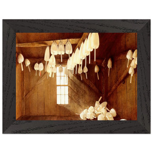 Andrew Wyeth  TOMORROW THE OUTER SHOALS Premium Wooden Framed Art Print / Poster