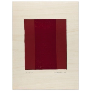 Barnett Newman  Canto XVIII Wood Print