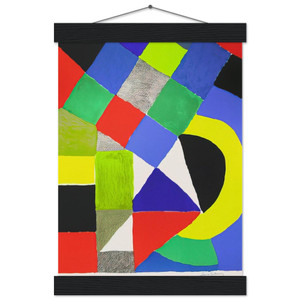 Sonia Delaunay  SQUARES Museum-Quality Matte Paper Poster with Hanger