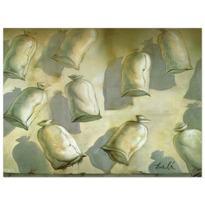 Salvador Dali  SET DESIGN FOR THE BALLET LOS SACOS DEL MOLINERO 2 Aluminum Print