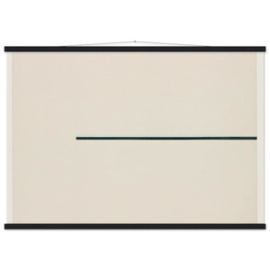 Ellsworth Kelly  Horizontal Line Museum-Quality Matte Paper Poster with Hanger