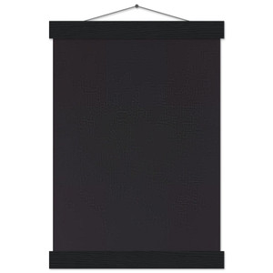 Ad Reinhardt Abstract Painting 1963 Matte Poster with Hanger