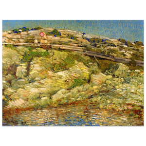 Childe Hassam  Walk Around the Island Aluminum Print