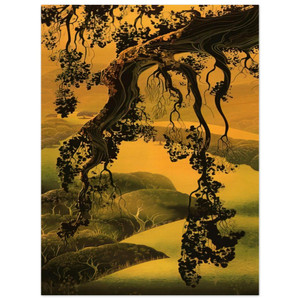Eyvind Earle  Yorktown Branch Wood Print
