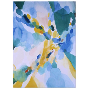 Alice Baber  Red Passage Fine Art Poster / Art Print