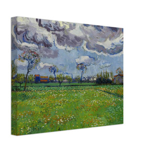 Vincent van Gogh  Landscape under a Stormy Sky Canvas