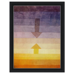 Paul Klee  SEPARATION IN THE EVENING 1922 Framed Canvas