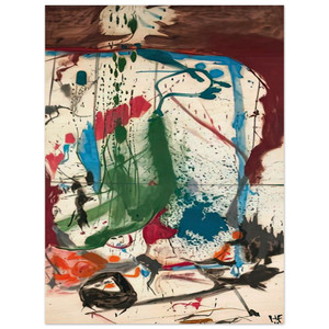 Helen Frankenthaler  Las Mayas 1958 Wood Print