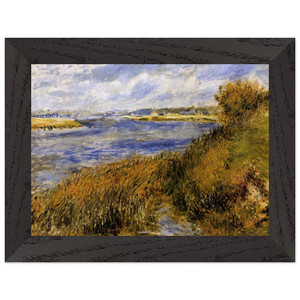 Renoir Seine Champrosay Premium Wooden Framed Art Print / Poster
