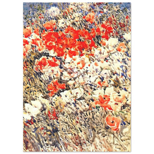 Childe Hassam  The island garden Fine Art Poster / Art Print