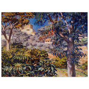 Theo van Rysselberghe  NOON LANDSCAPE Wood Print