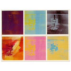 Andy Warhol  Electric Chair Wood Print