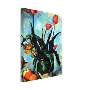 Paul Cezanne  Tulips in a Vase Canvas