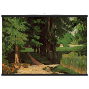 Paul Cezanne Chestnut Trees Jas de Bouffan Museum-Quality Matte Poster Hanger