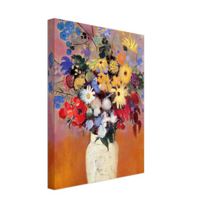 Odilon Redon  WHITE VASE WITH FLOWERS 1916 Canvas