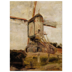 Piet Mondrian  Mill of Heeswijk Sun Wood Print