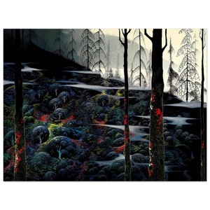Eyvind Earle  Dawns First Light Aluminum Print