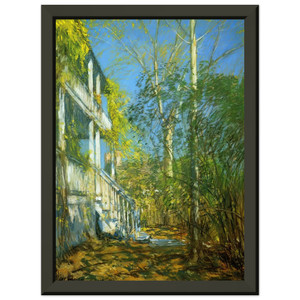 Childe Hassam  Summer at Cos Cob Premium Metal Framed Art Print / Poster