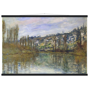 claude monet The Seine near Vetheuil Matte Poster with Hanger
