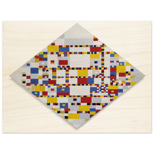 Piet Mondrian  Victory Boogie Woogie Wood Print