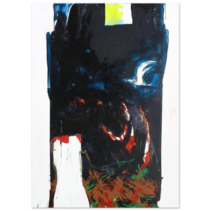 Mario Schifano  Nottetempo  1991 Fine Art Poster / Art Print