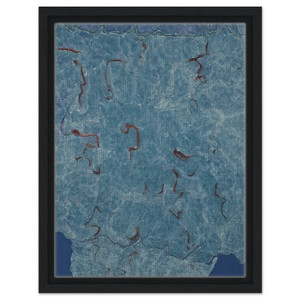 Theodoros Stamos  Infinity Field Jerusalem Series  1984 Framed Canvas