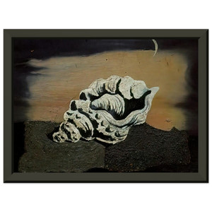 Salvador Dali  SHELL Premium Metal Framed Art Print / Poster
