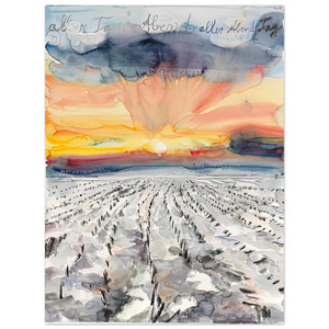 Anselm Kiefer Evening of All Days Day of All Evenings 2014 Aluminum Print