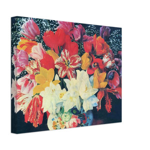 Moise Kisling  GRAND BOUQUET OF TULIPS 1952 Canvas