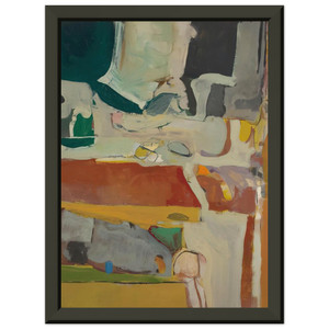 Richard Diebenkorn  Urbana 4 Premium Metal Framed Art Print / Poster
