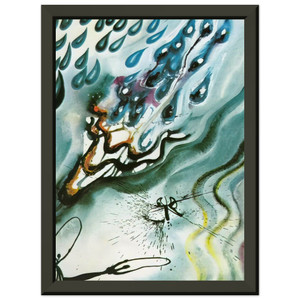 Salvador Dali  THE POOL OF TEARS Premium Metal Framed Art Print / Poster