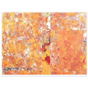 Sam Gilliam  Toward a Red Aluminum Print