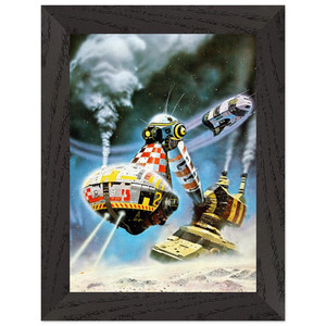 Chris Foss  Chris Foss N16 Premium Wooden Framed Art Print / Poster