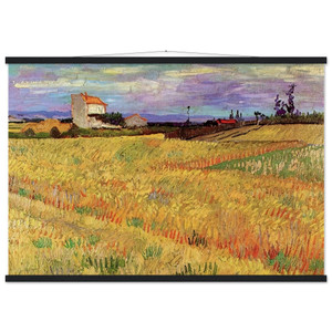 Vincent van Gogh  Wheat Field Museum-Quality Matte Paper Poster with Hanger