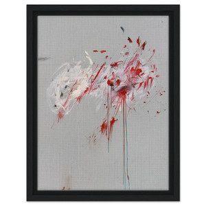 Cy Twombly  Nine Discourses on Commodus Part III Framed Canvas