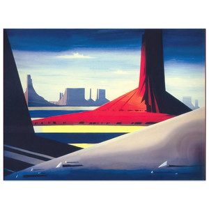 Eyvind Earle  Monument Valley Aluminum Print