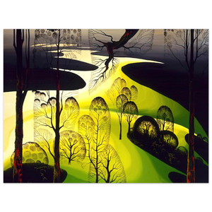 Eyvind Earle  Early Spring N1 Aluminum Print