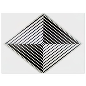 Carmen Herrera  Black and White  1952 Fine Art Poster / Art Print