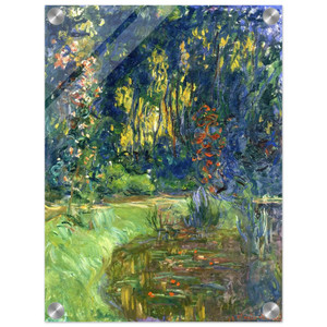 claude monet  Water Lily Pond at Giverny Acrylic Print