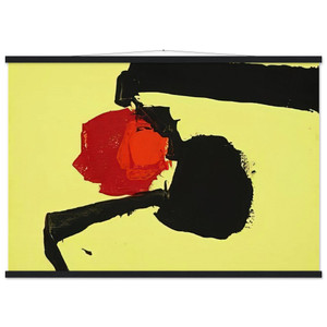 Luis Feito Abstract 1967 Museum-Quality Matte Paper Poster with Hanger