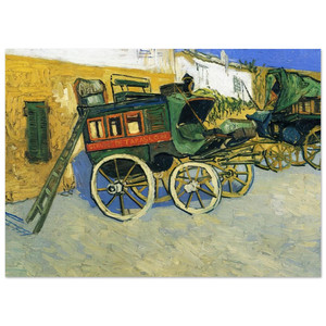 Vincent van Gogh  The Tarascon Diligence Fine Art Poster / Art Print