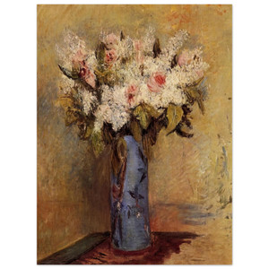 PierreAuguste Renoir  Vase of Lilacs and Roses Aluminum Print