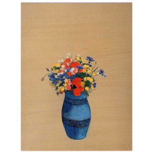 Odilon Redon  VASE OF FLOWERS 6 Wood Print