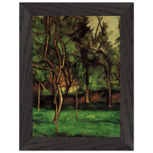 Paul Cezanne  ORCHARD N2 Premium Wooden Framed Art Print / Poster