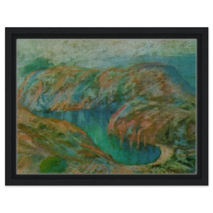 Salvador Dali  CALANQUE JONCULS CADAQUES Framed Canvas
