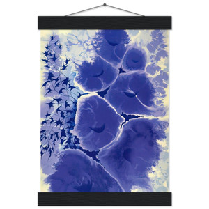 Eyvind Earle  Mauve Floral Museum-Quality Matte Paper Poster with Hanger